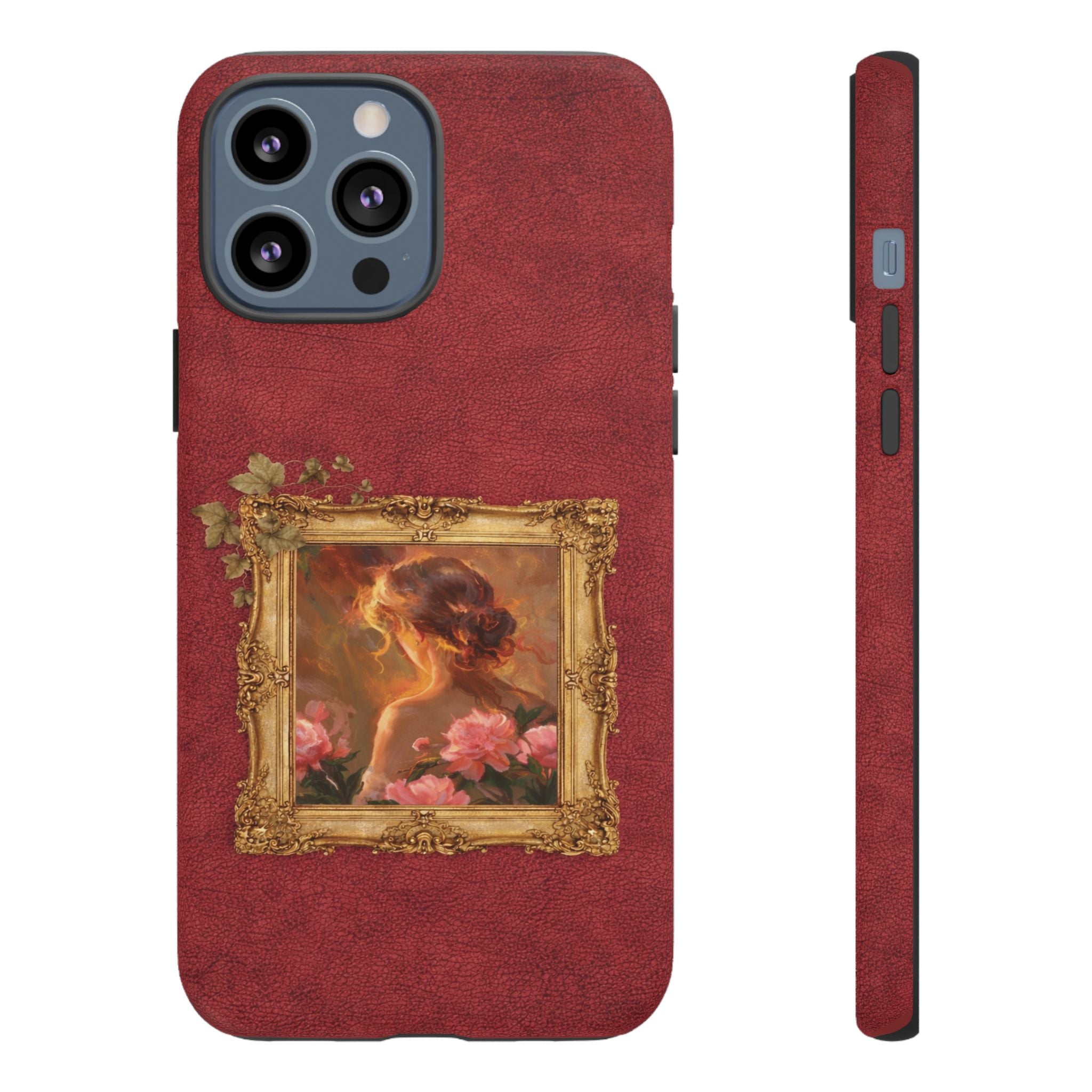 Vintage Rose Portrait Phone Case — Antique Frame Floral iPhone Cover💃💫
