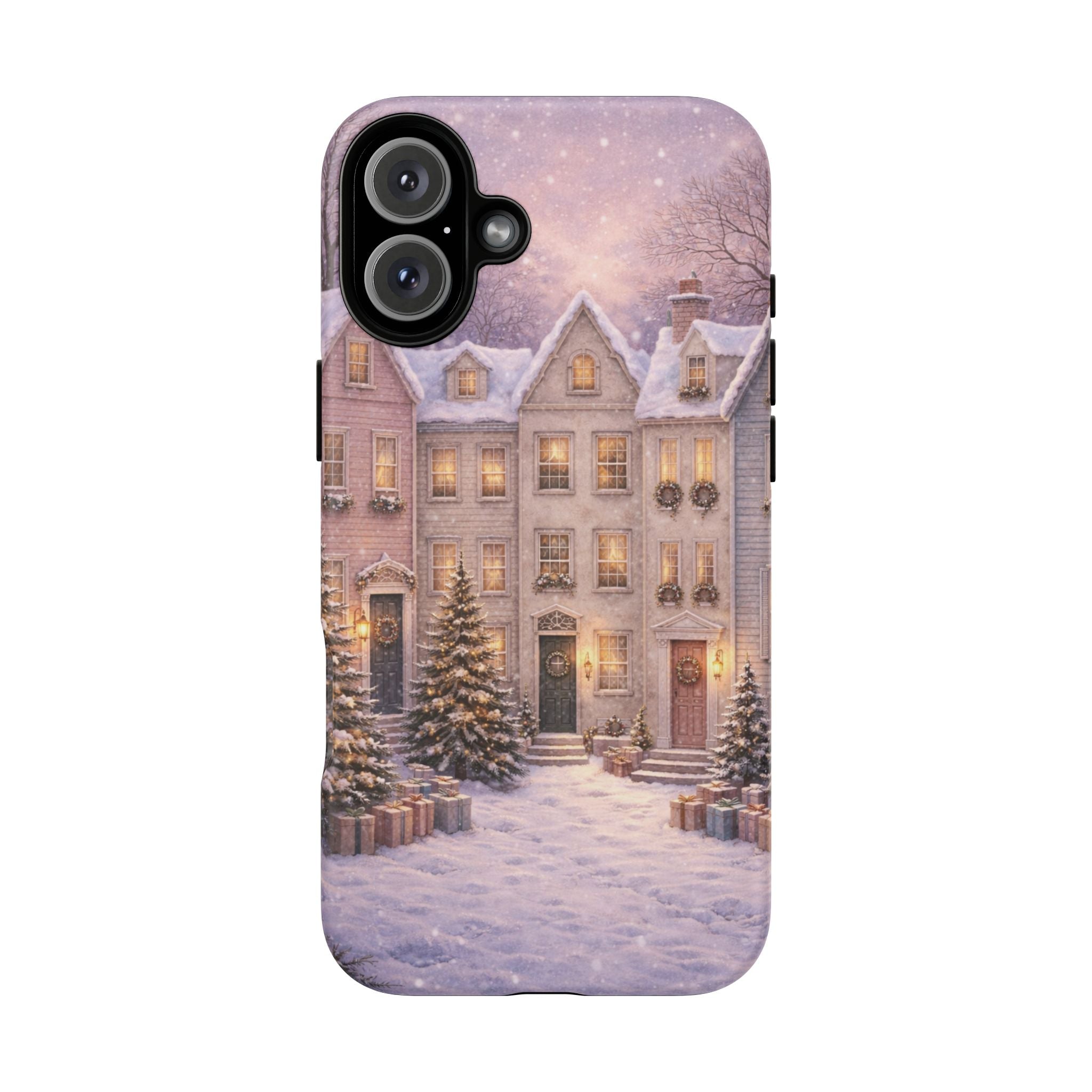 Winter Pastel Town Phone Case ❄️🏡