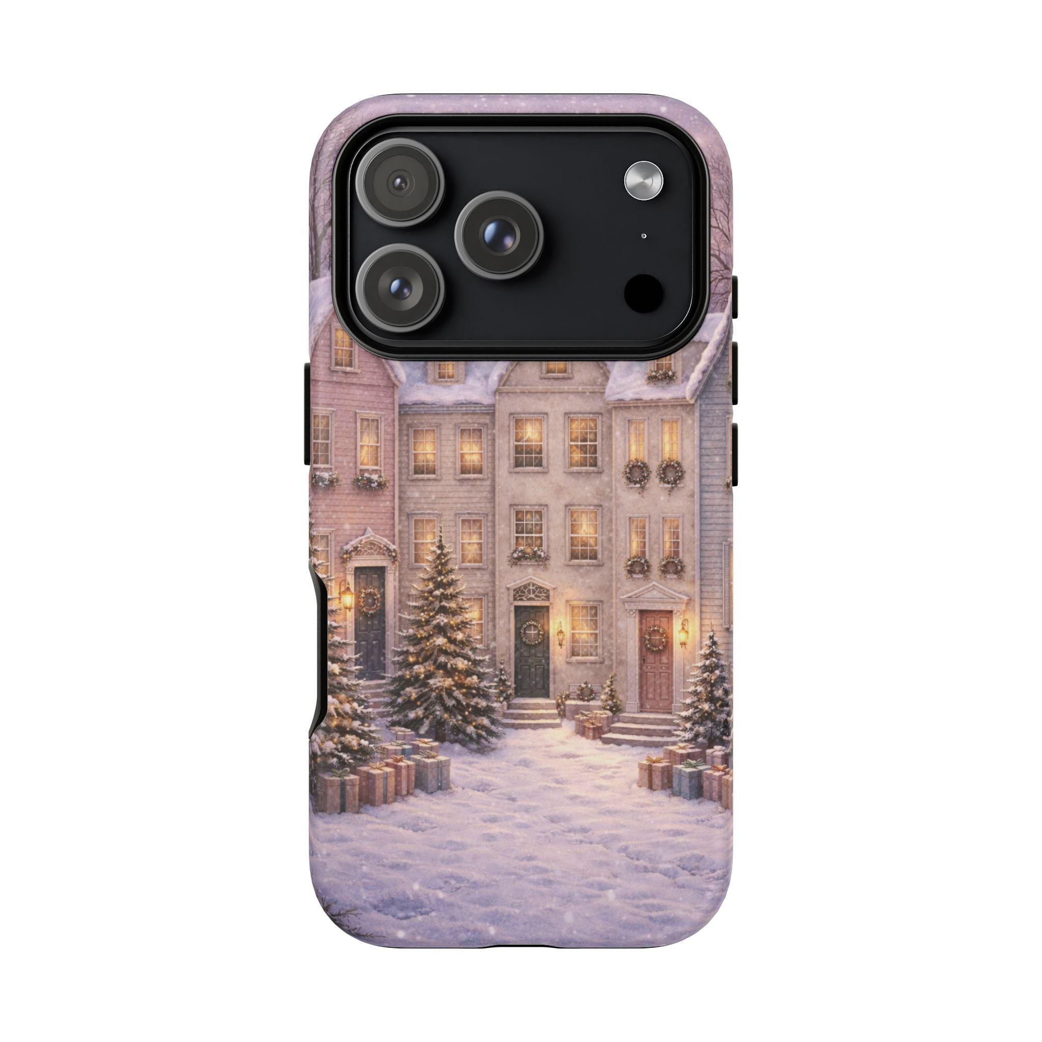 Winter Pastel Town Phone Case ❄️🏡