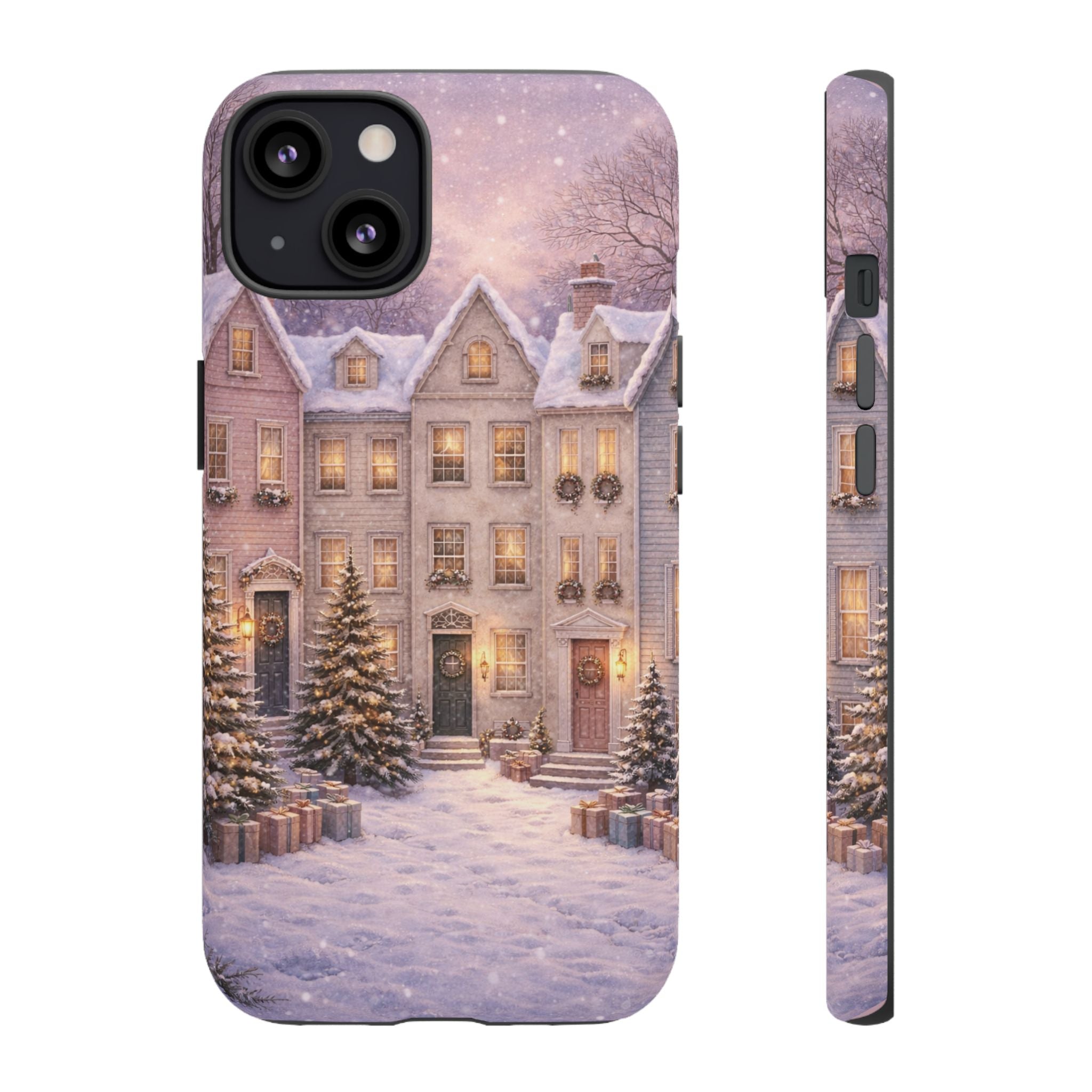 Winter Pastel Town Phone Case ❄️🏡