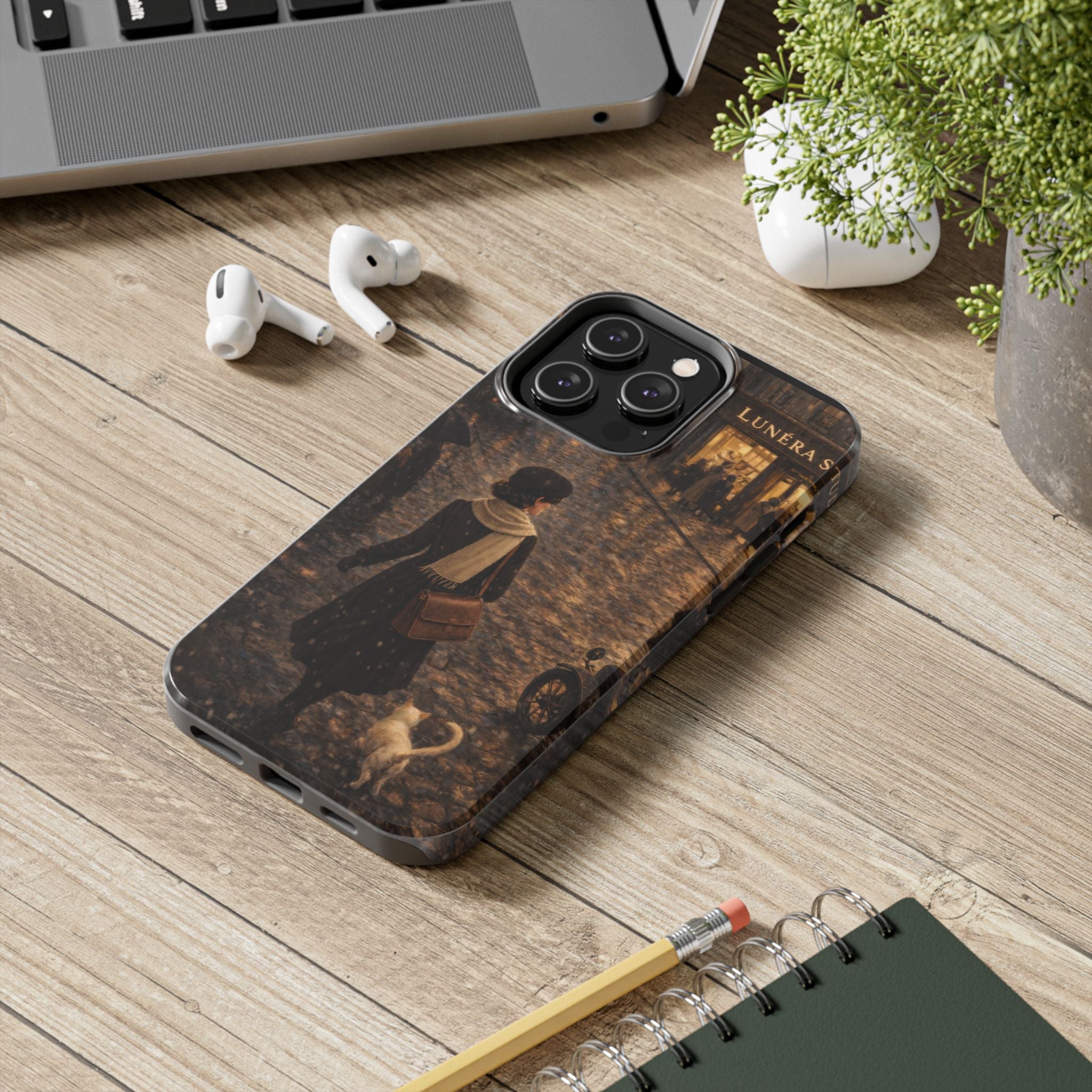 Lunéra Paris Rain – Vintage Phone Case