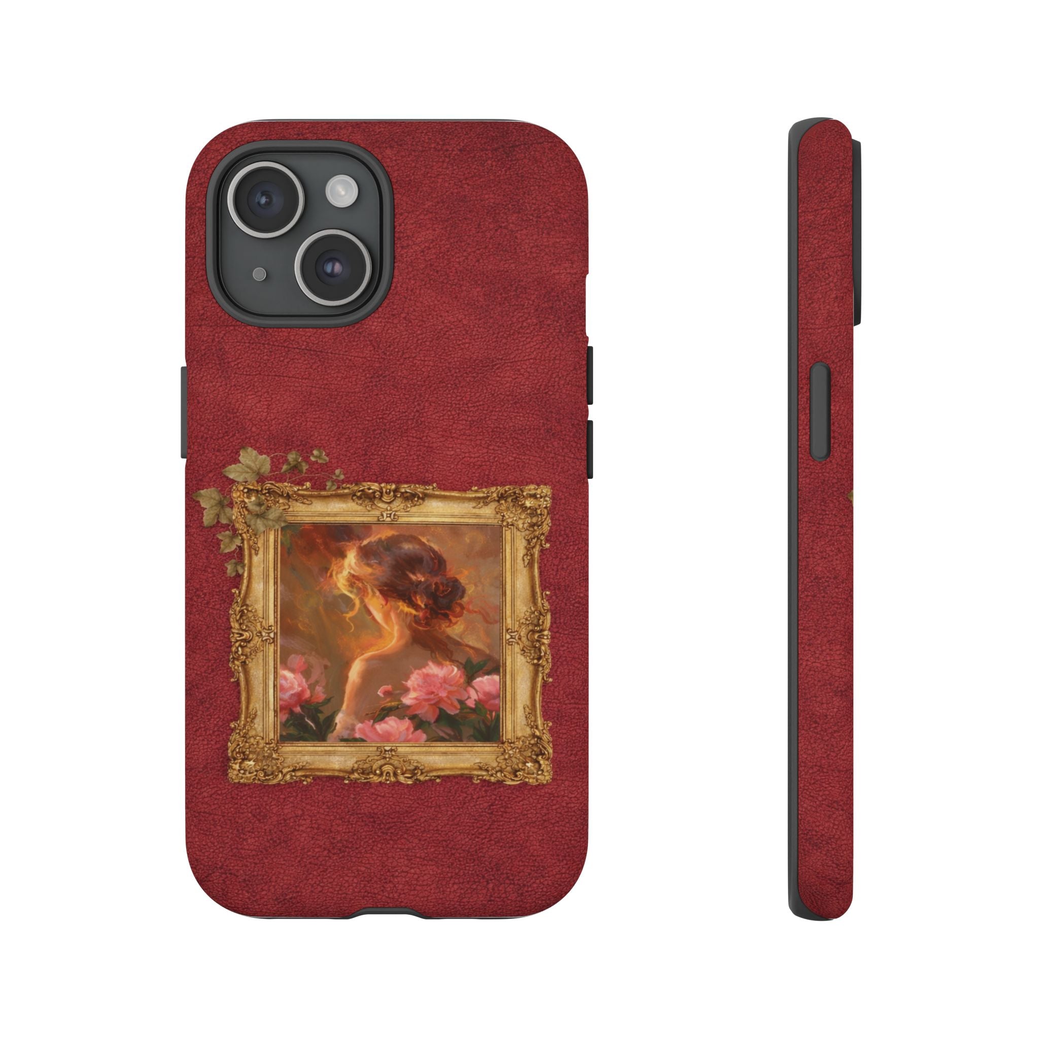 Vintage Rose Portrait Phone Case — Antique Frame Floral iPhone Cover💃💫