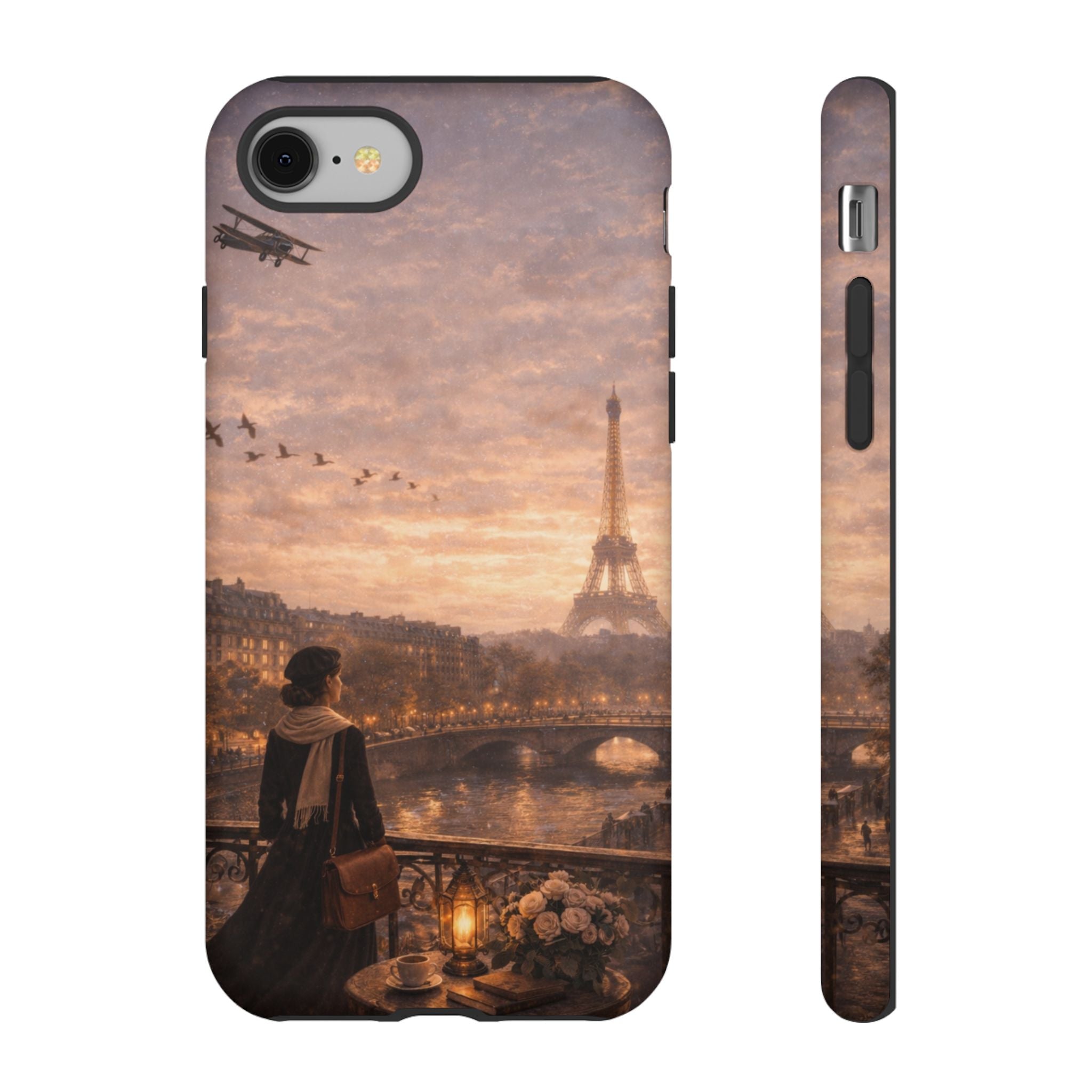 A Quiet Paris Evening 🕯️🗼 | Vintage Eiffel Tower Canvas Wall Art