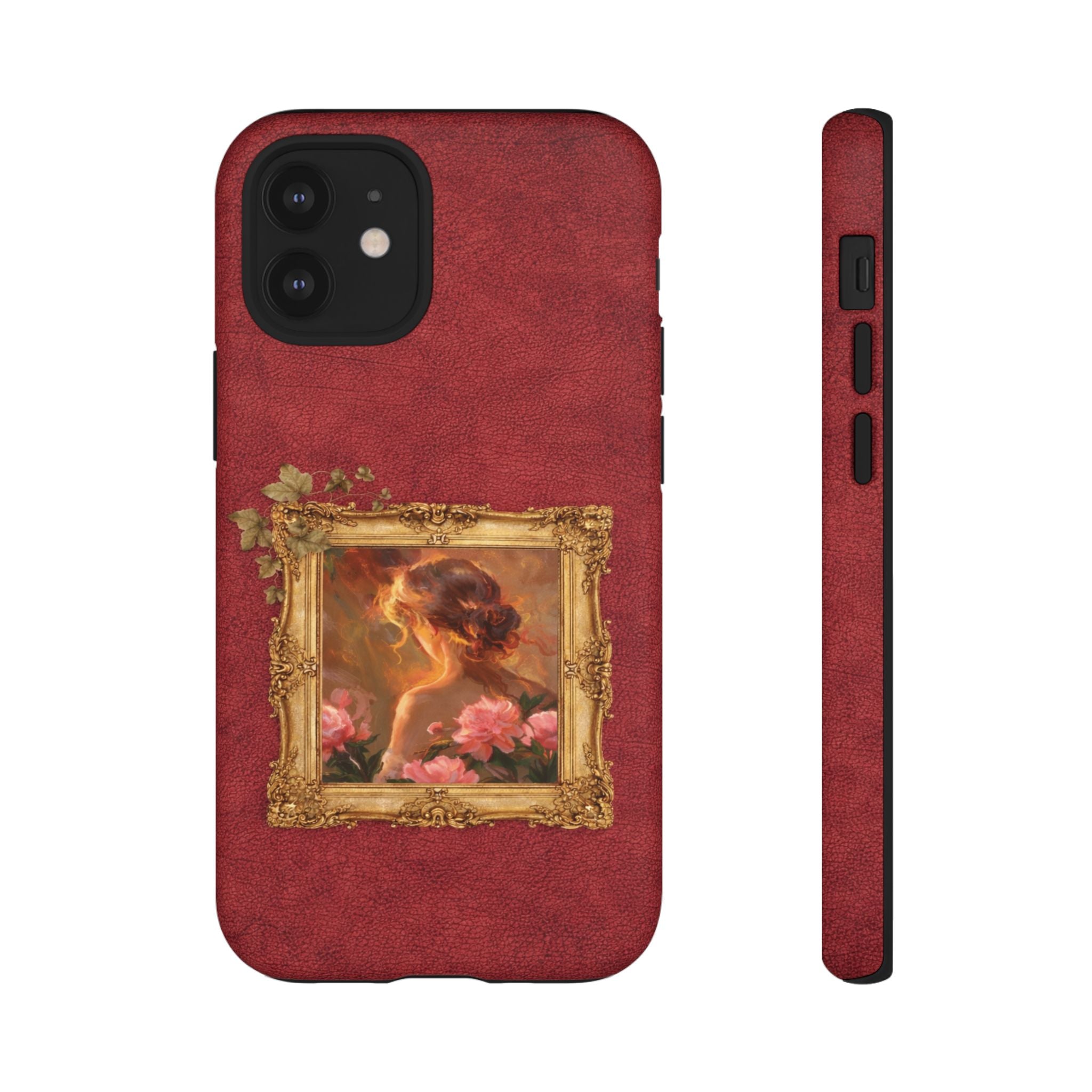 Vintage Rose Portrait Phone Case — Antique Frame Floral iPhone Cover💃💫