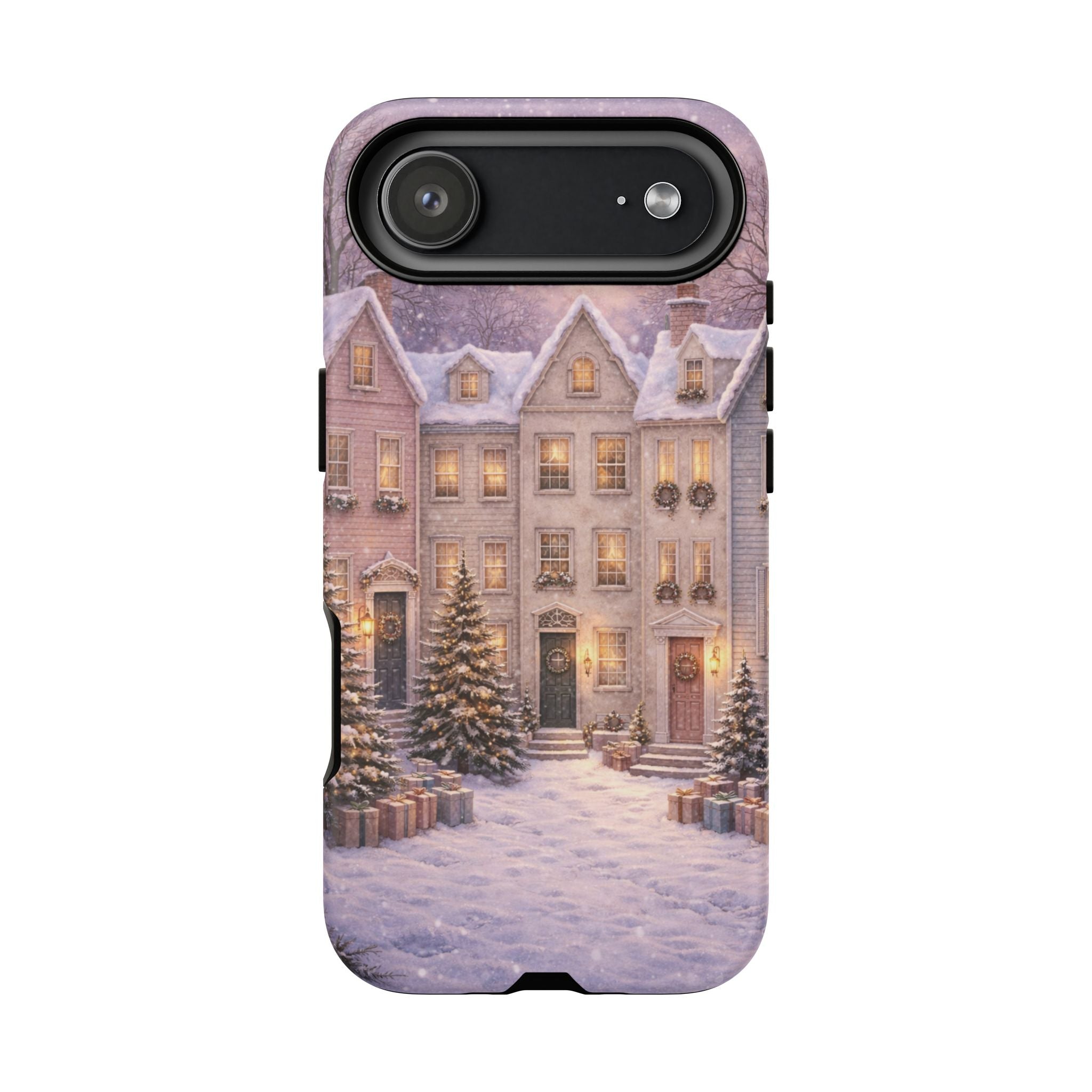 Winter Pastel Town Phone Case ❄️🏡