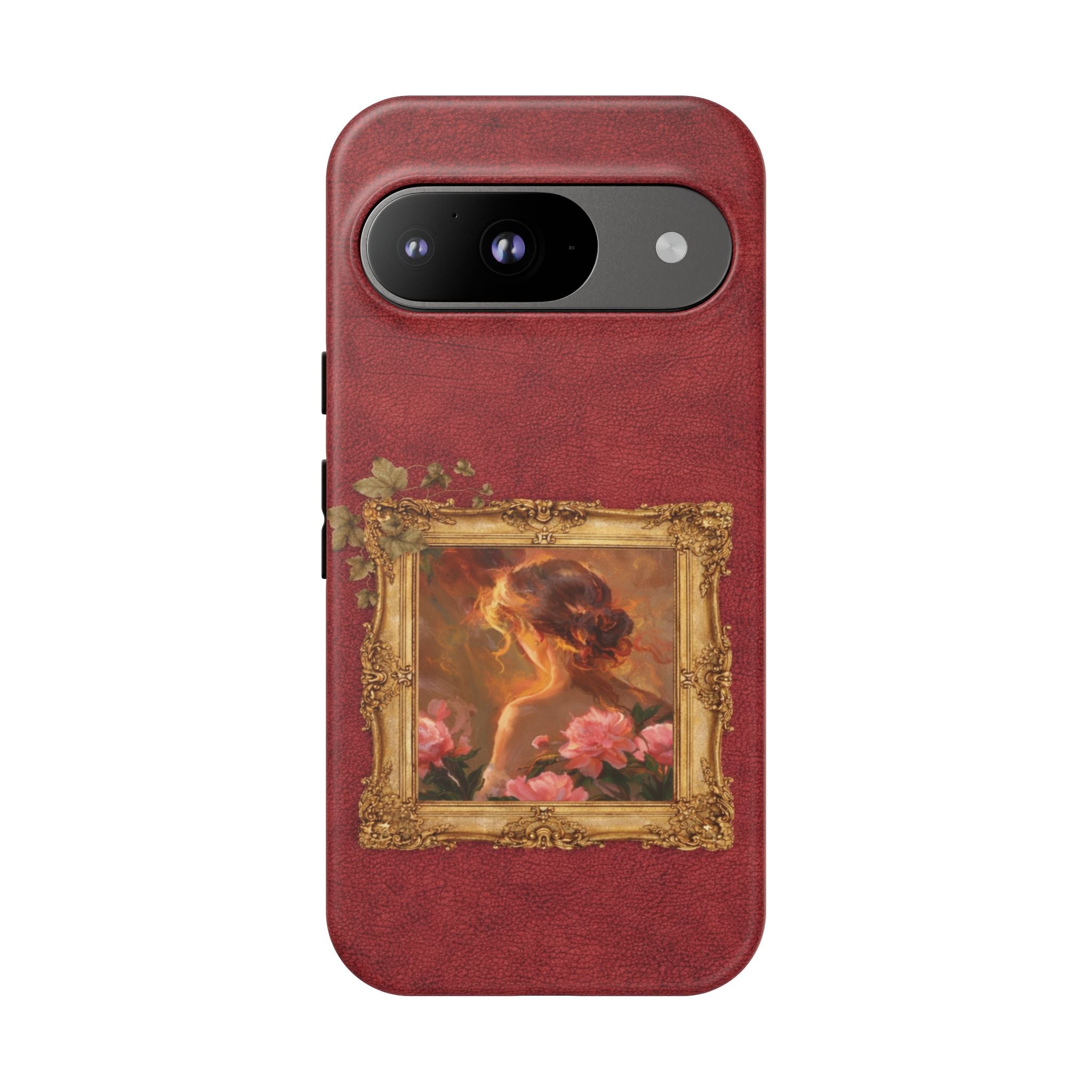 Vintage Rose Portrait Phone Case — Antique Frame Floral iPhone Cover💃💫