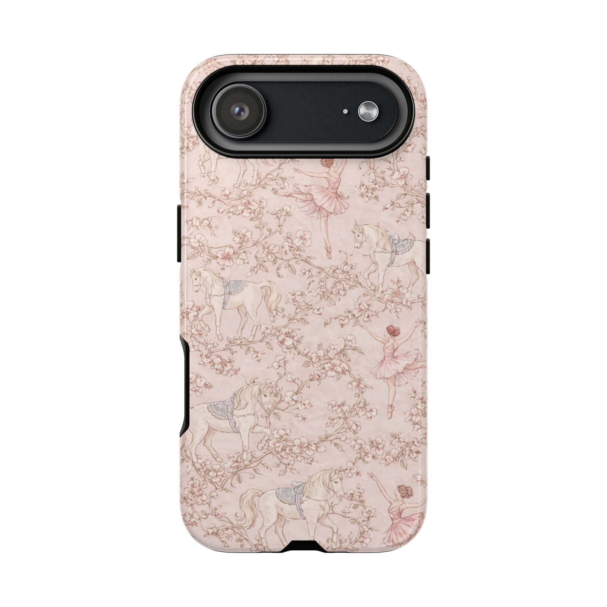 Ballet Unicorn Phone Case — Pastel Floral Tough Protective Cover🦄🩰