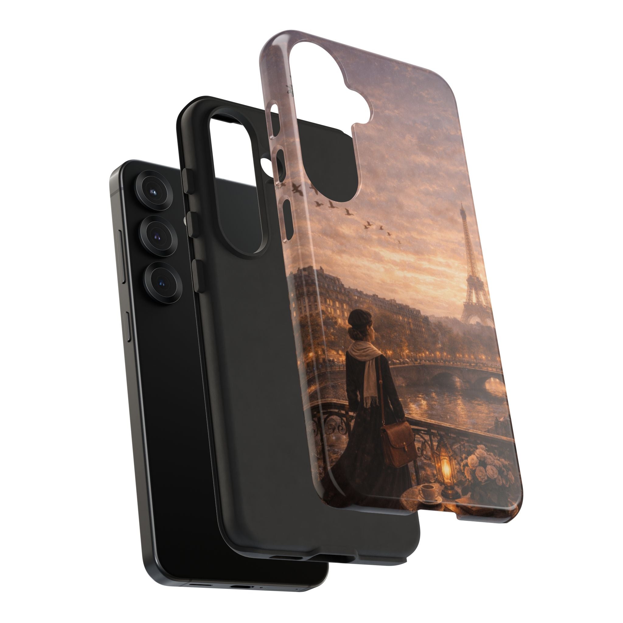 A Quiet Paris Evening 🕯️🗼 | Vintage Eiffel Tower Canvas Wall Art