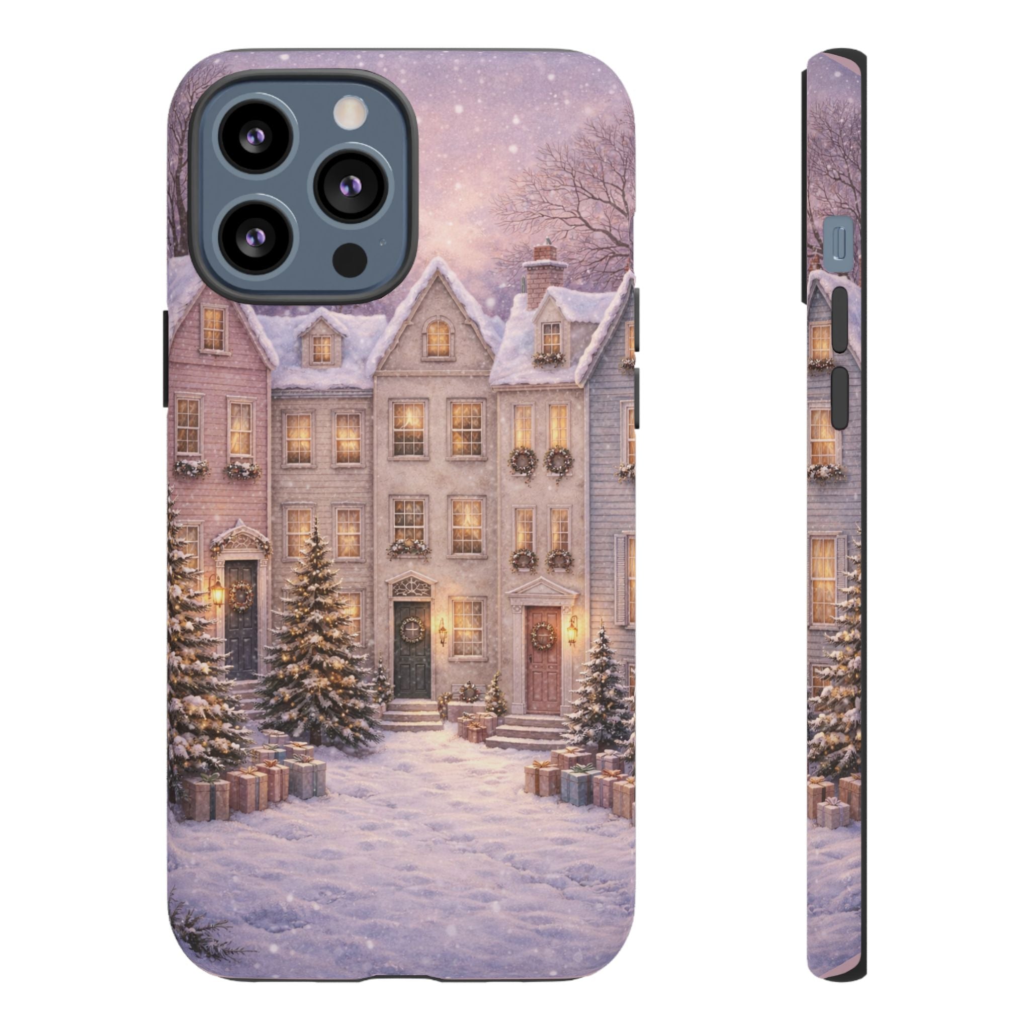 Winter Pastel Town Phone Case ❄️🏡