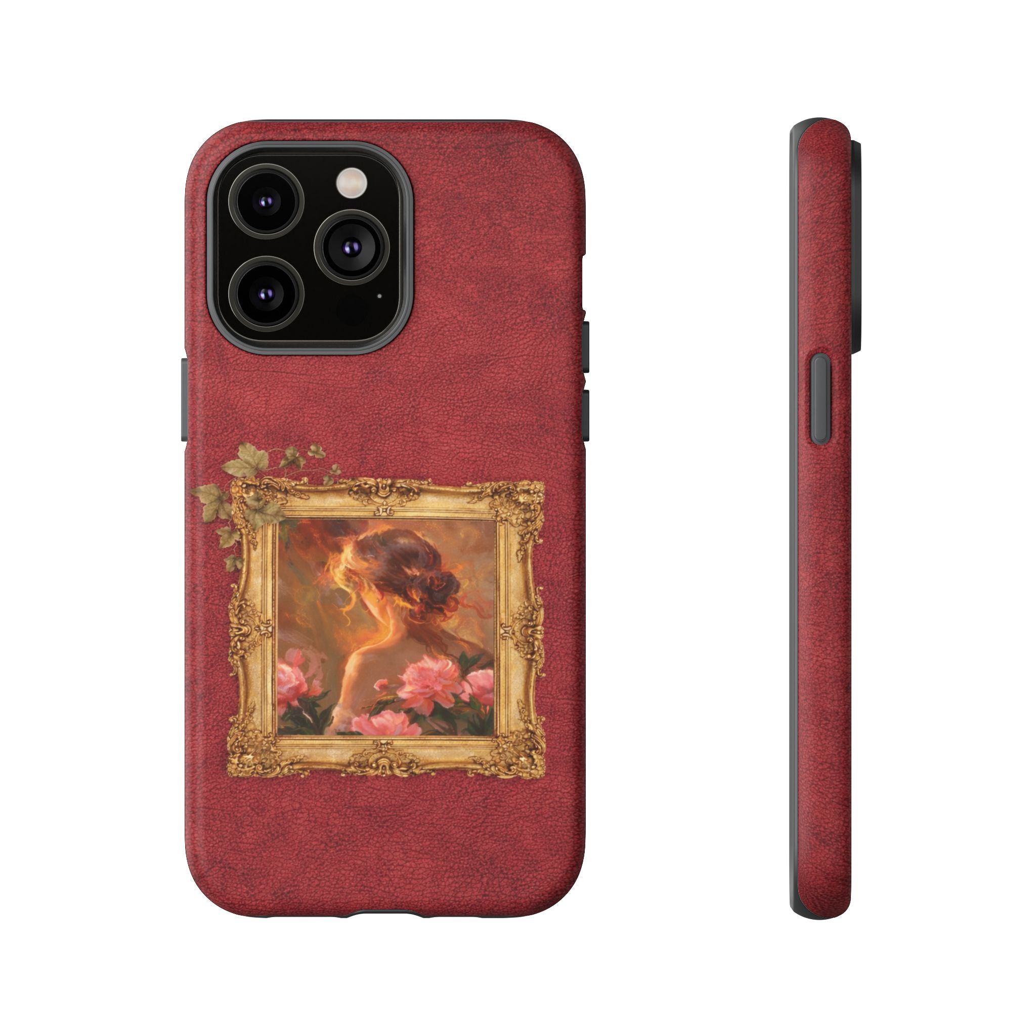 Vintage Rose Portrait Phone Case — Antique Frame Floral iPhone Cover💃💫