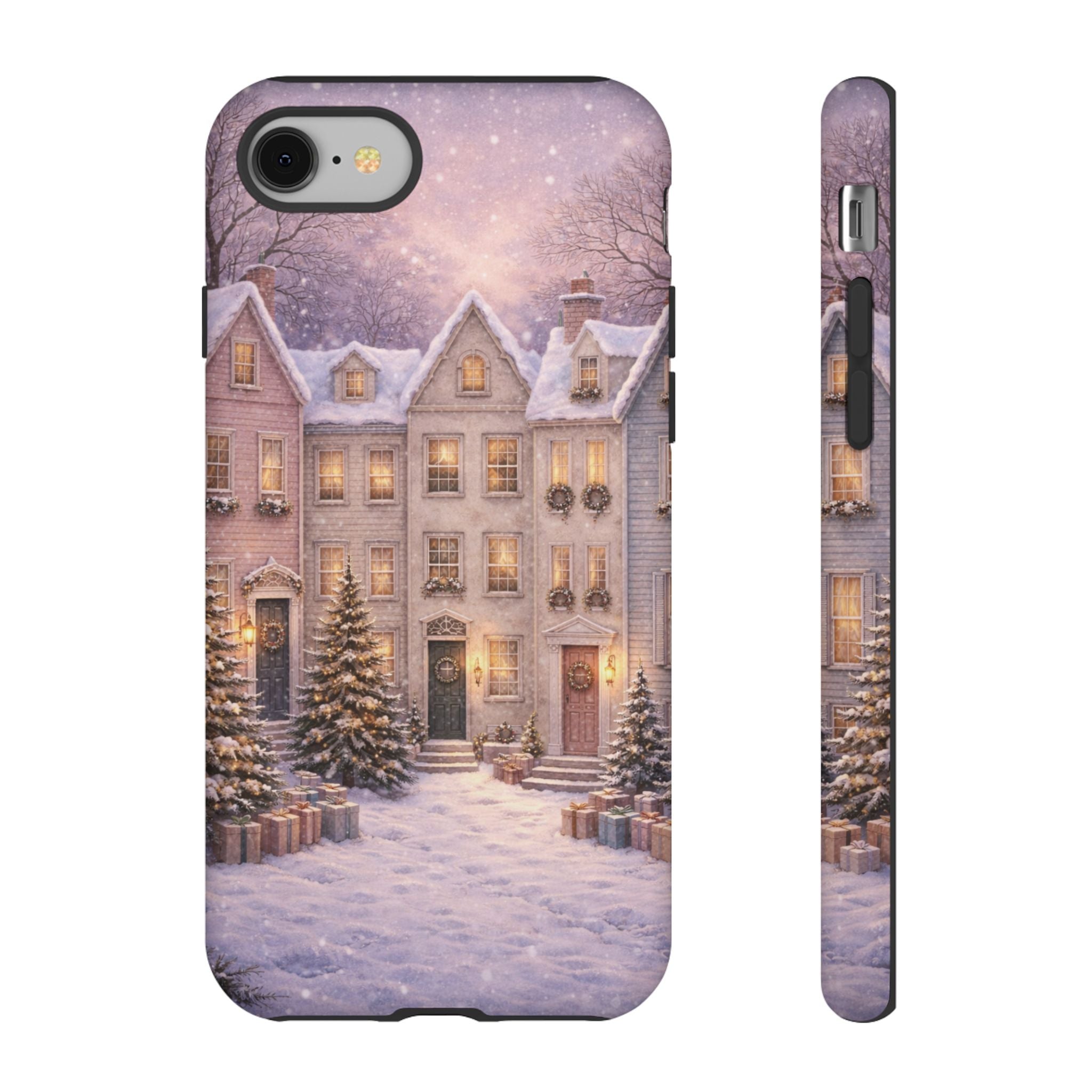 Winter Pastel Town Phone Case ❄️🏡