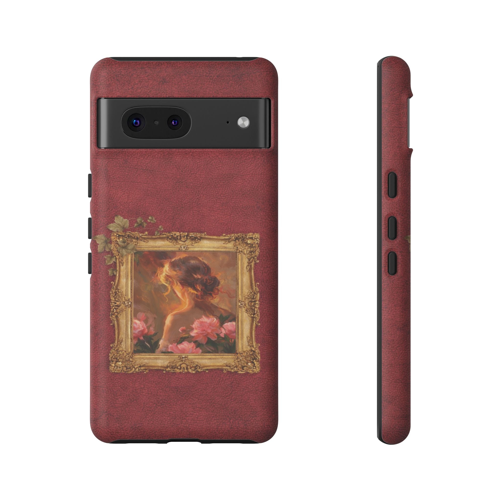 Vintage Rose Portrait Phone Case — Antique Frame Floral iPhone Cover💃💫