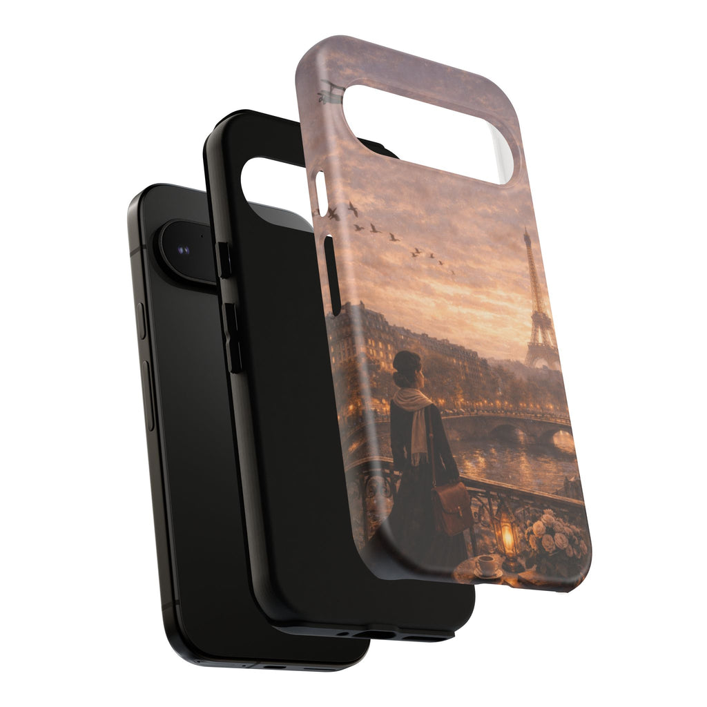 A Quiet Paris Evening 🕯️🗼 | Vintage Eiffel Tower Canvas Wall Art