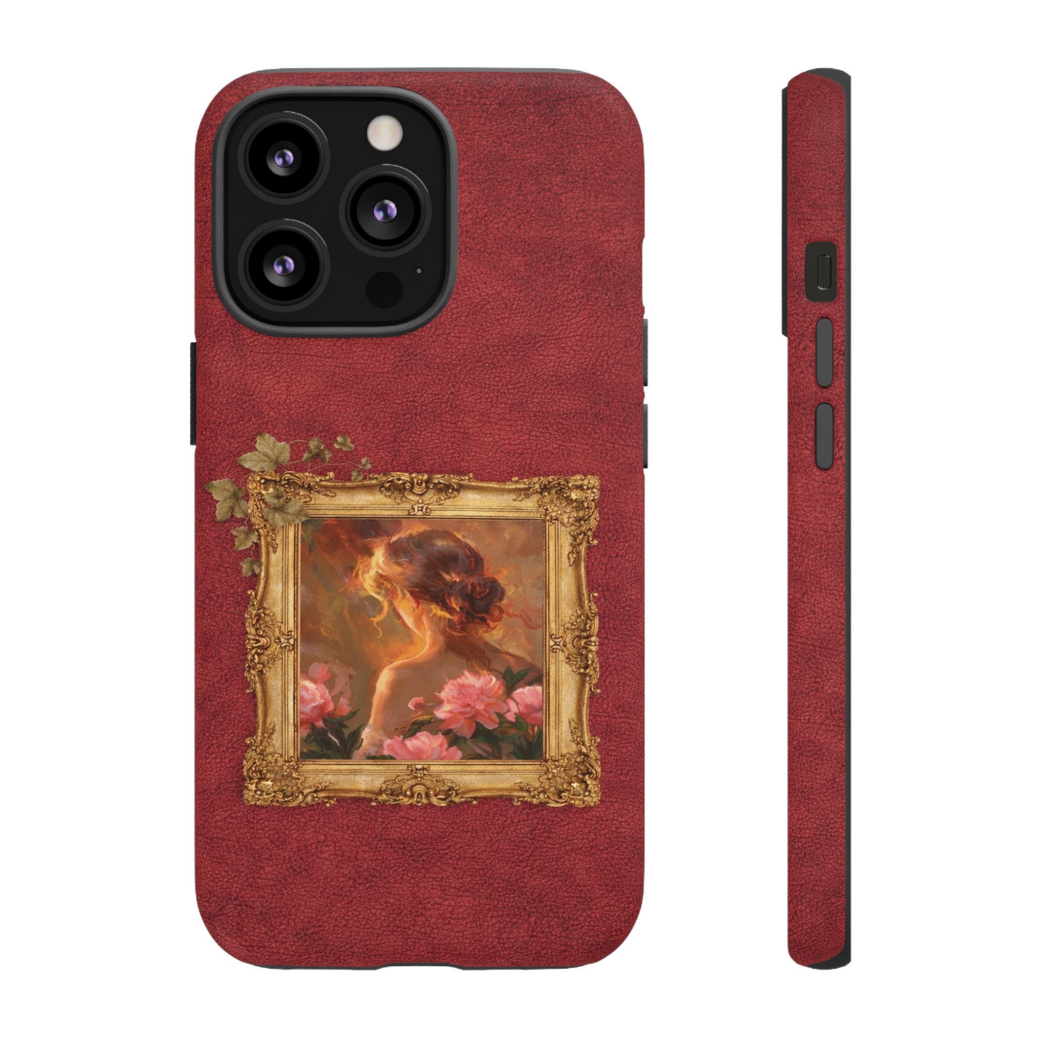 Vintage Rose Portrait Phone Case — Antique Frame Floral iPhone Cover💃💫