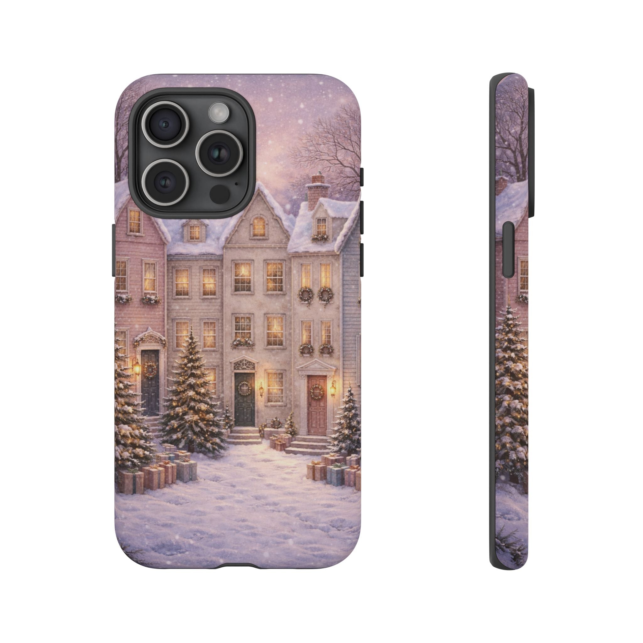 Winter Pastel Town Phone Case ❄️🏡