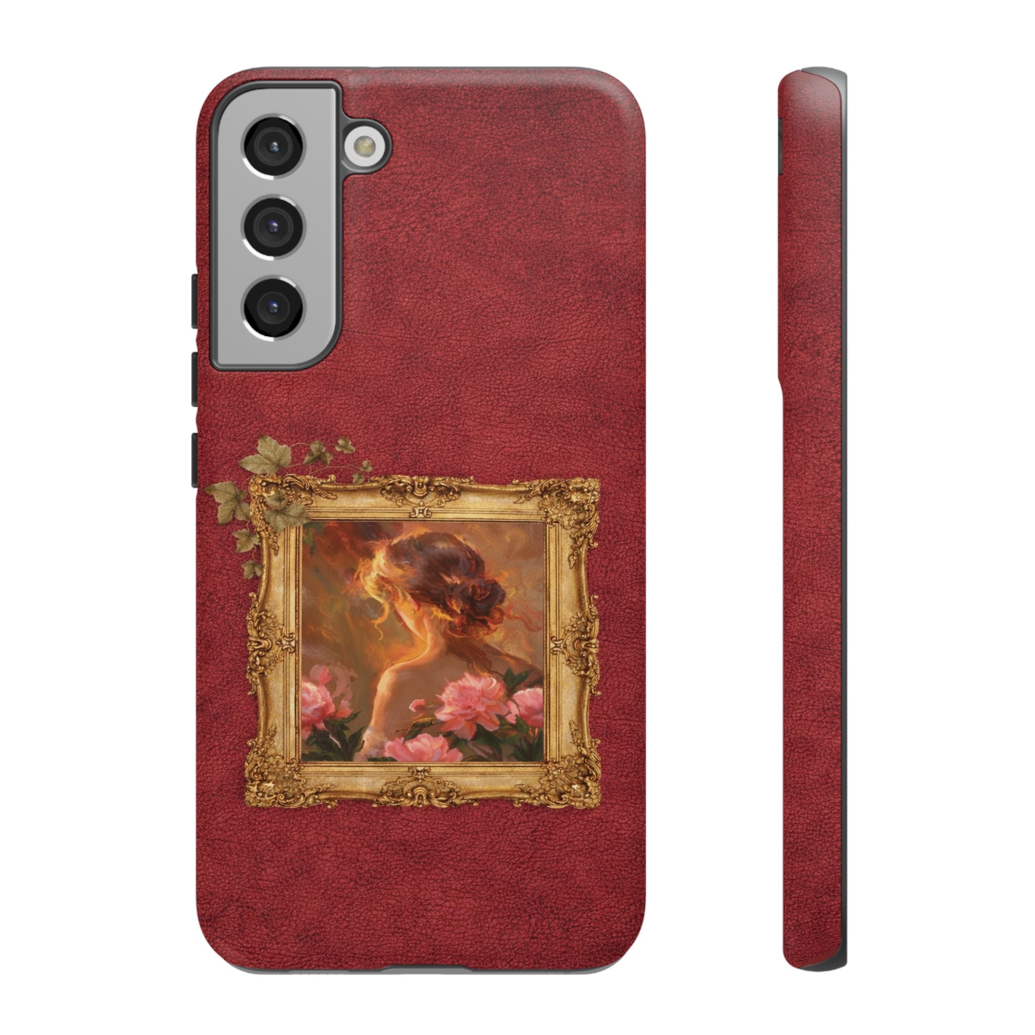Vintage Rose Portrait Phone Case — Antique Frame Floral iPhone Cover💃💫