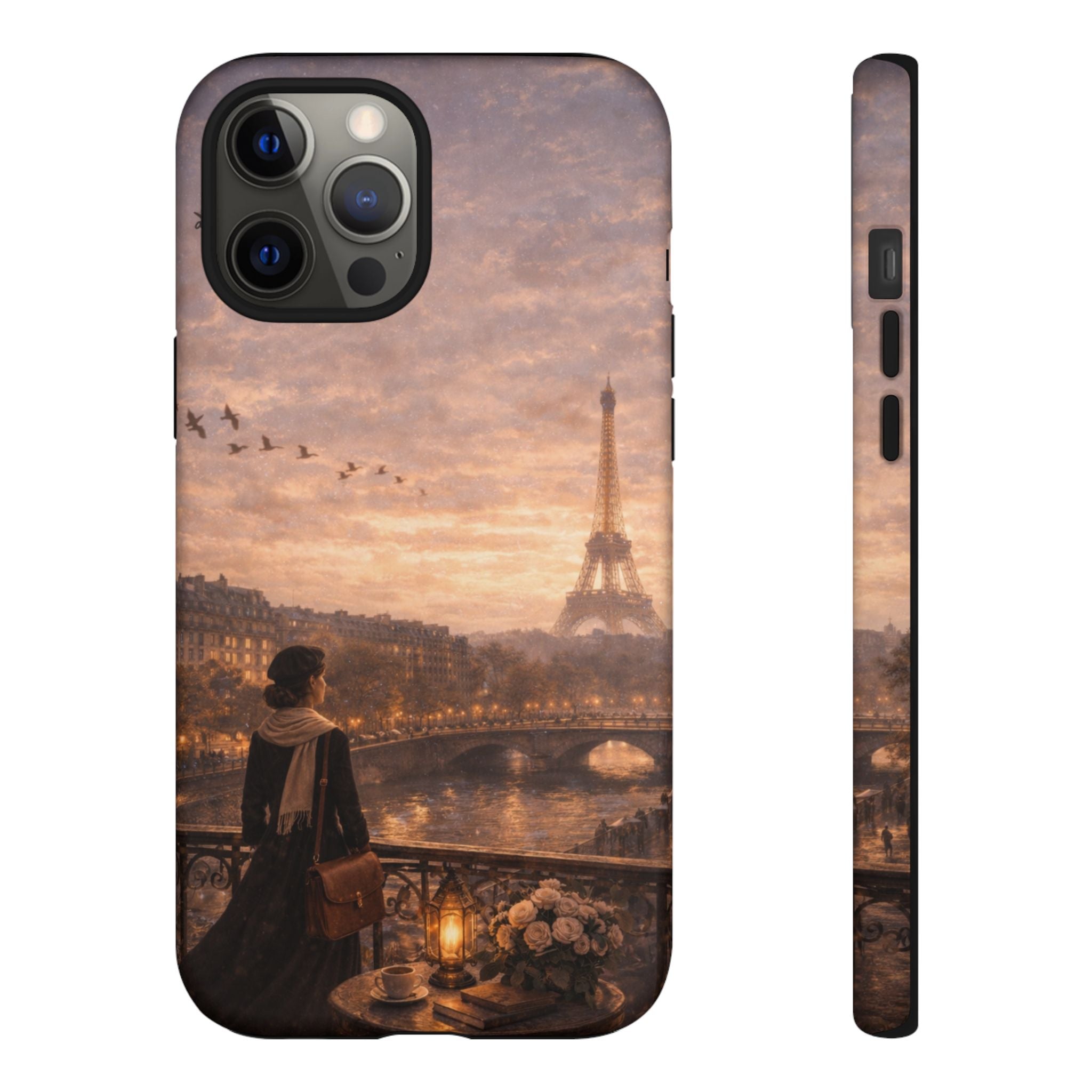 A Quiet Paris Evening 🕯️🗼 | Vintage Eiffel Tower Canvas Wall Art