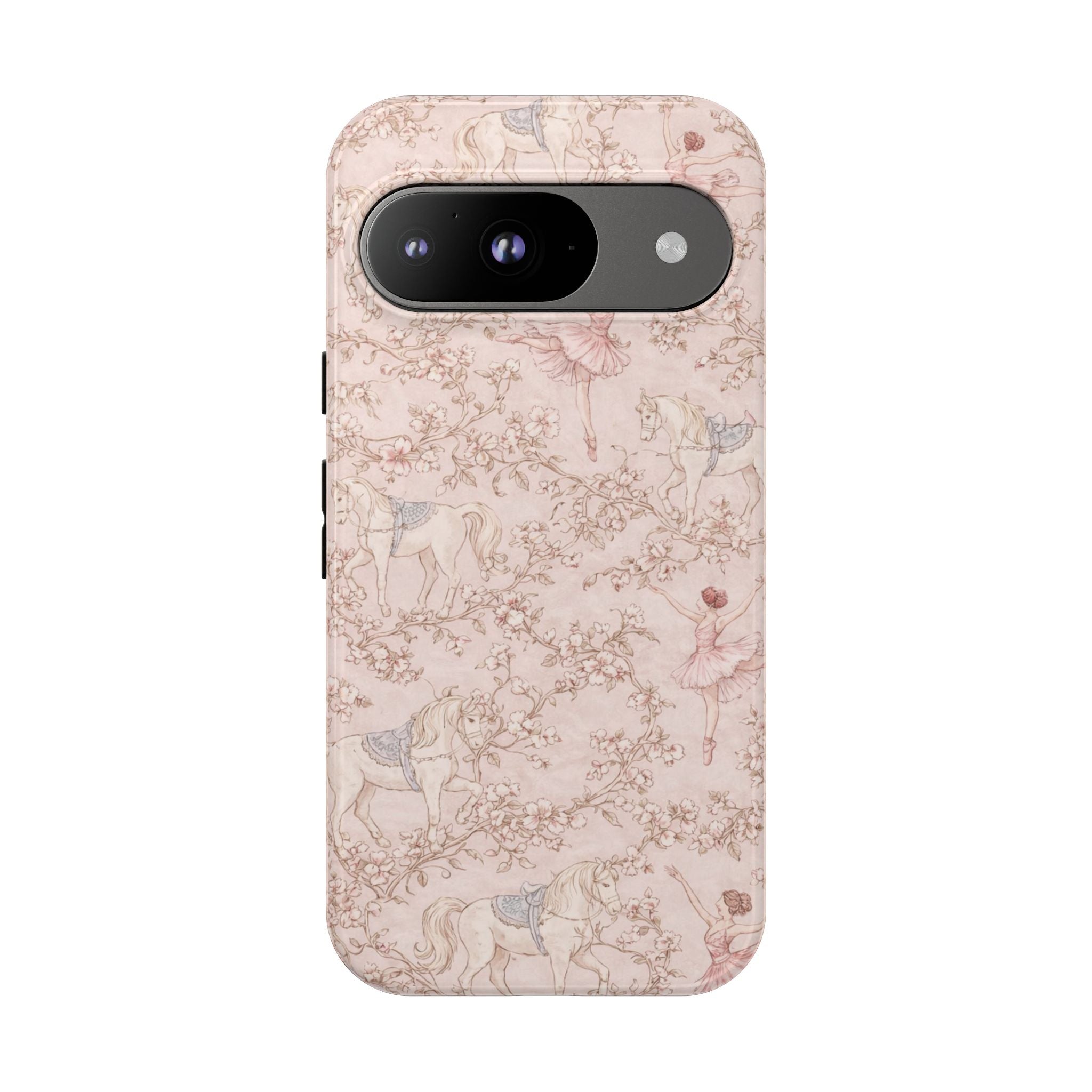 Ballet Unicorn Phone Case — Pastel Floral Tough Protective Cover🦄🩰