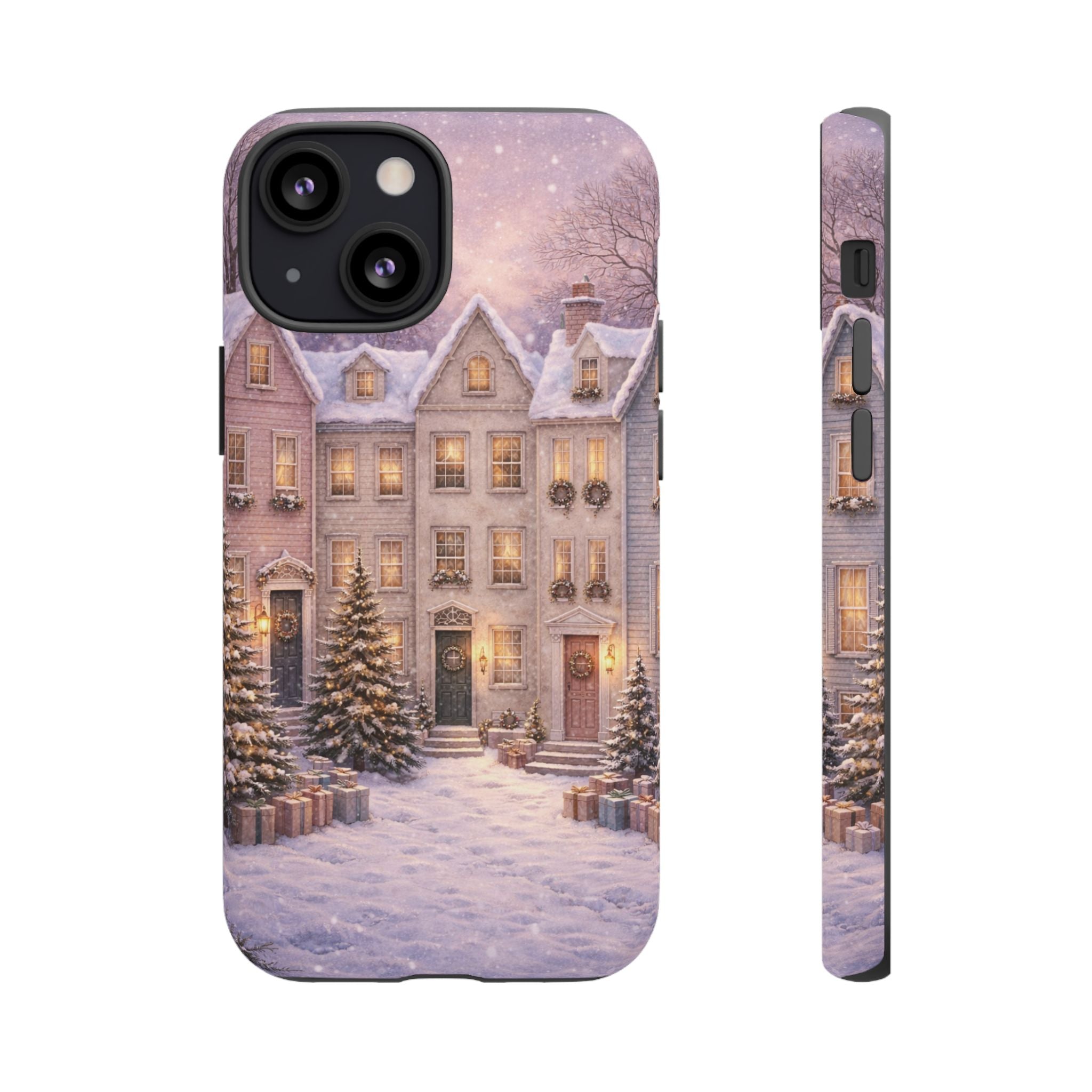 Winter Pastel Town Phone Case ❄️🏡