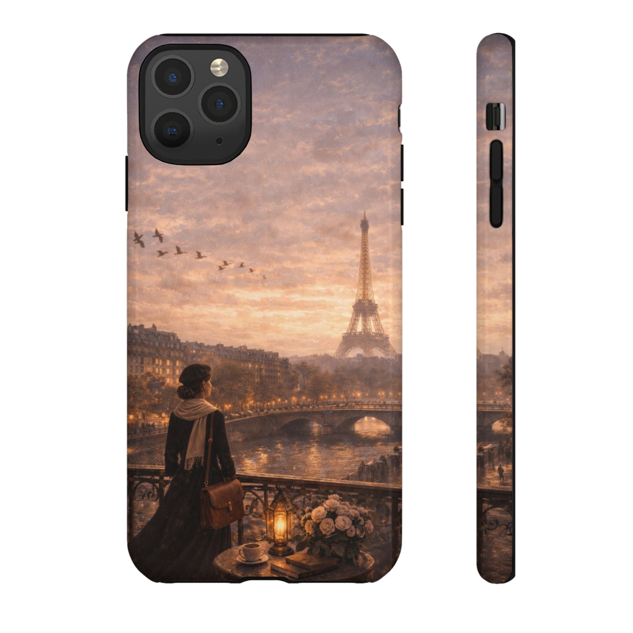 A Quiet Paris Evening 🕯️🗼 | Vintage Eiffel Tower Canvas Wall Art