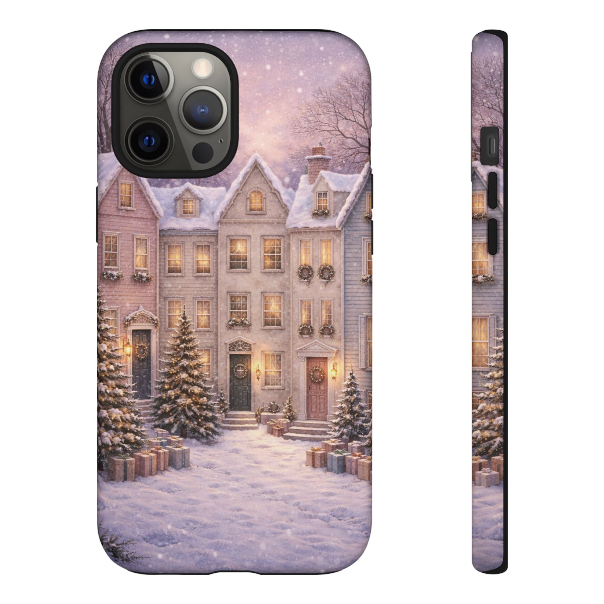 Winter Pastel Town Phone Case ❄️🏡