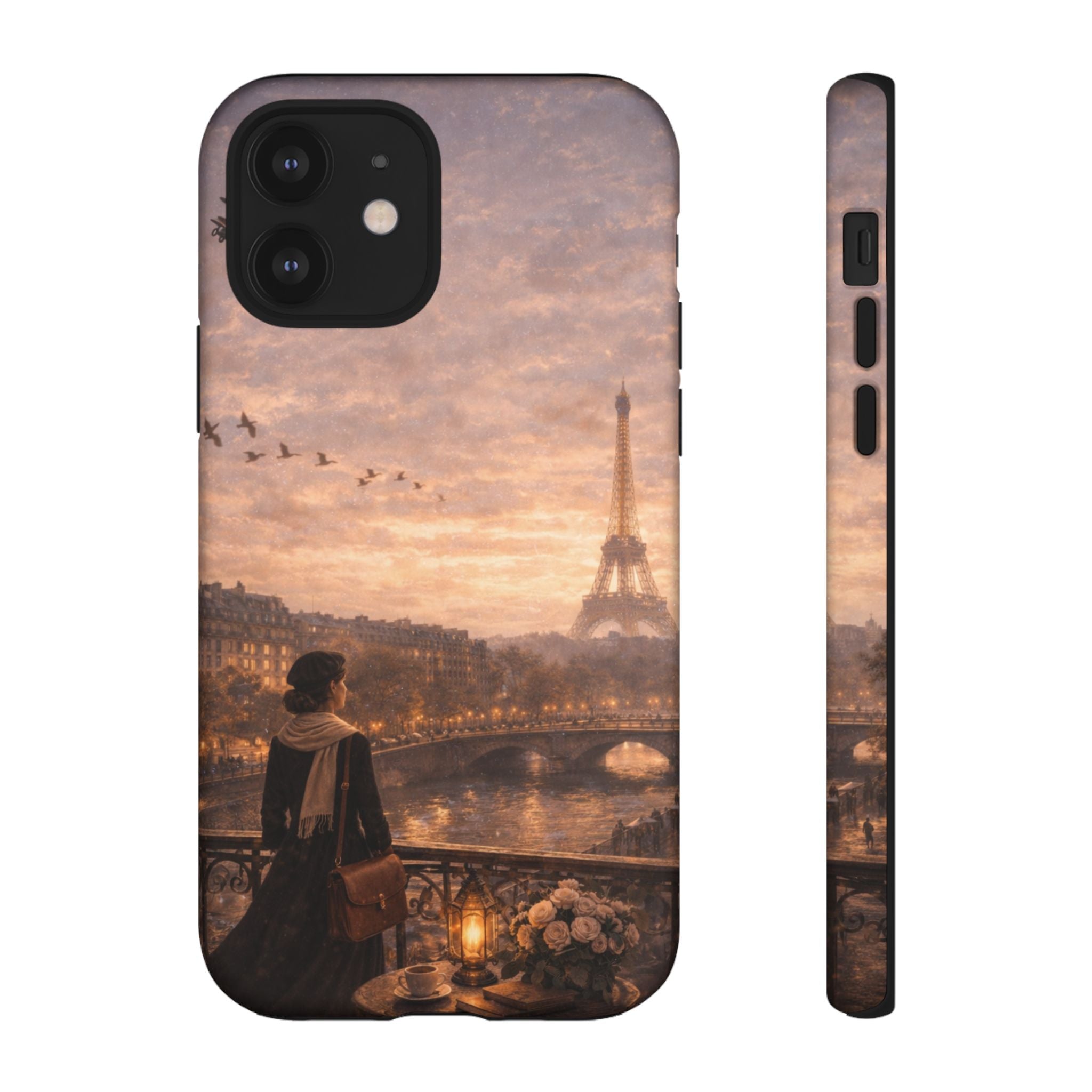 A Quiet Paris Evening 🕯️🗼 | Vintage Eiffel Tower Canvas Wall Art