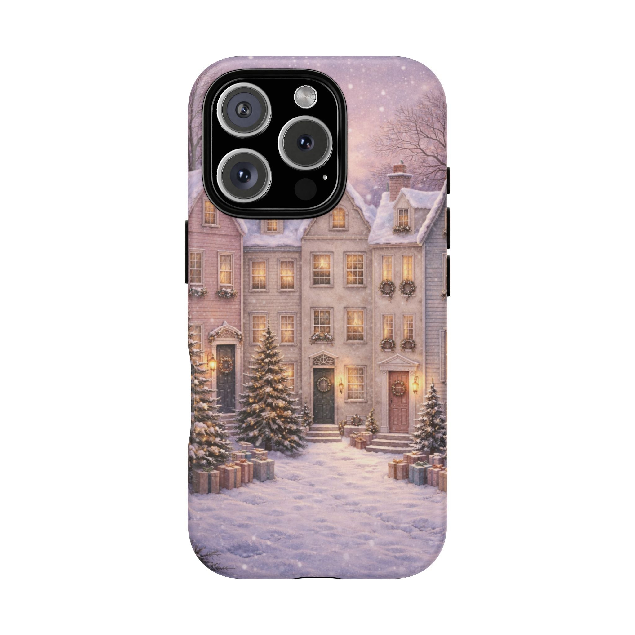 Winter Pastel Town Phone Case ❄️🏡