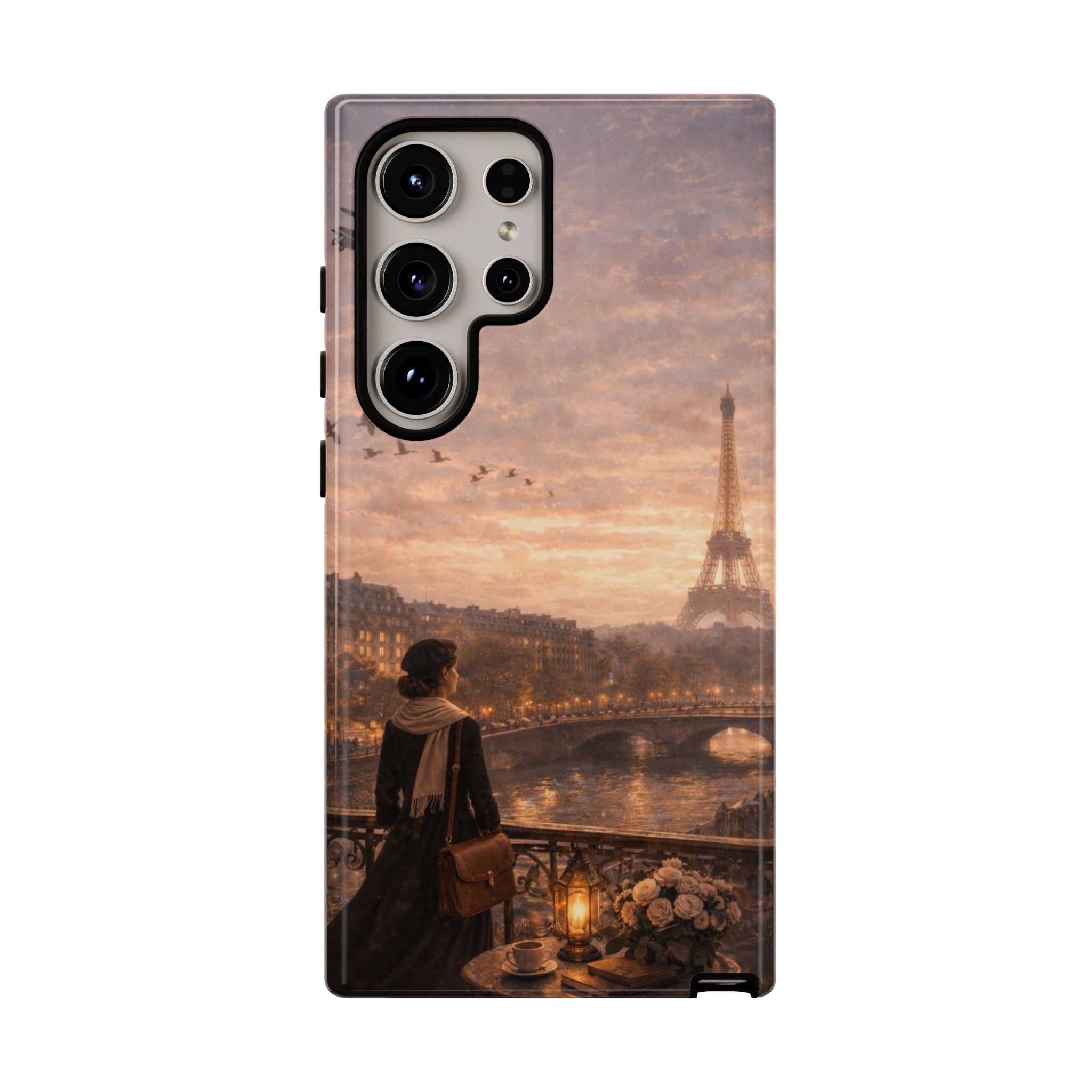 A Quiet Paris Evening 🕯️🗼 | Vintage Eiffel Tower Canvas Wall Art