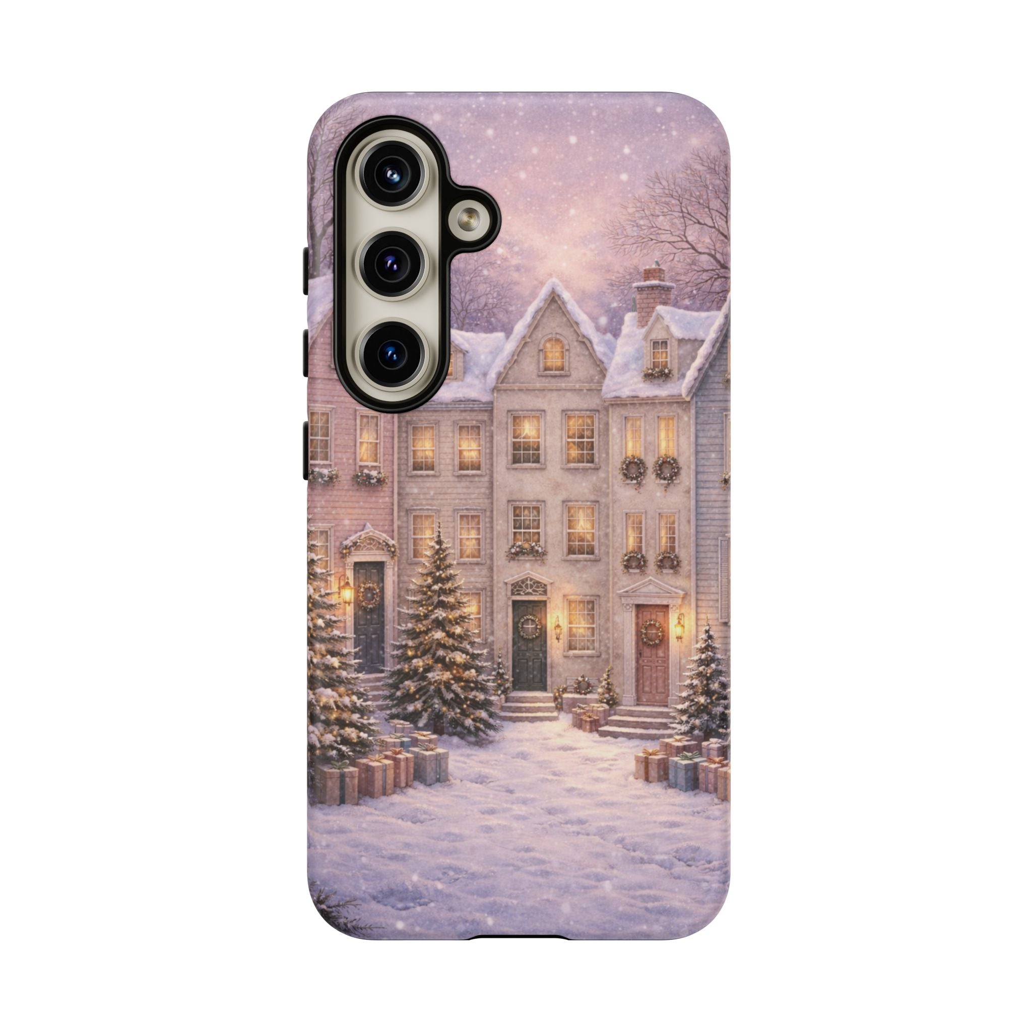 Winter Pastel Town Phone Case ❄️🏡