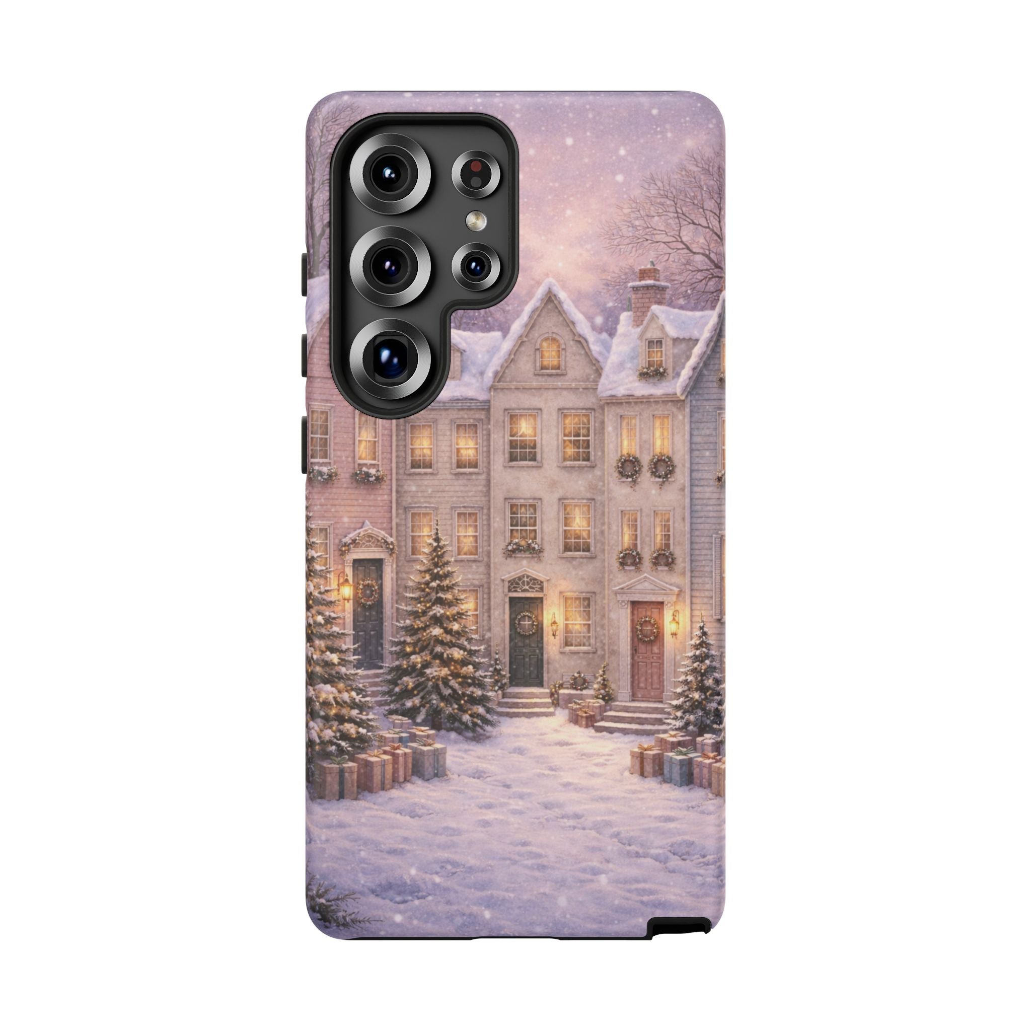 Winter Pastel Town Phone Case ❄️🏡